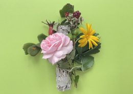 Salbeibündel kreativ gestaltet