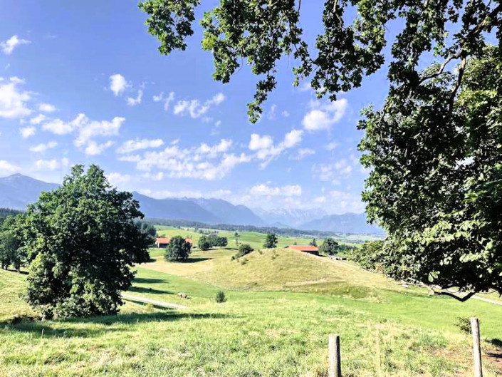 Voralpen Blick in die Voralpen